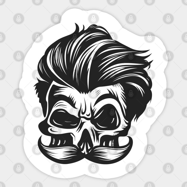 Swag Skull Sticker by Whatastory